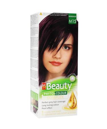 Elea MM Beauty Permanent Hair Color MM Beauty & Phyto Color Complex 125g - No. M15 Bordeaux