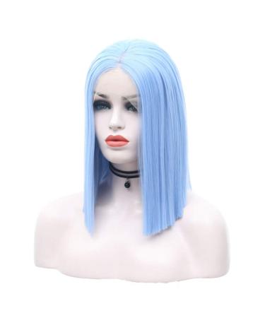 SHIYID Wig Glueless Heat Resistant Fiber Synthetic Lace Front Wig For Women Wigs