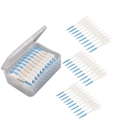 Dulspue 100 pieces - interdental brush soft silicone adaptive interdental brush interdental room brush brushwear backlaschbr ste.