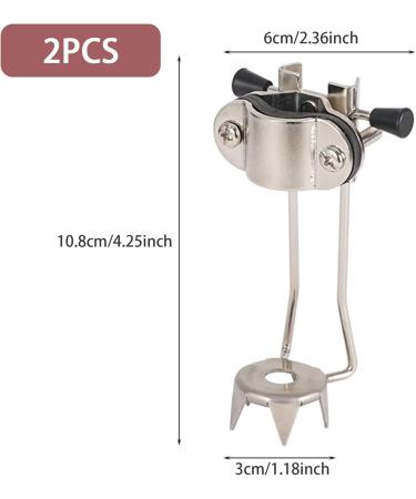 Cane Ice Tip Attachment Crutch Ice Cane Accessories 2PCS Stainless Steel 5-Prong Ice Tip for Cane Universal Cane Ice Tip Non-slip Ice Grip for Winter Snow Safety - Buy Online on GoSupps.com