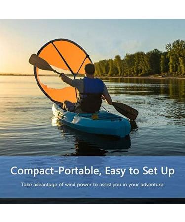VGEBY 42 Foldable Kayak Wind Sail for Kayaks, Canoes, Boats - Boating Supplies - Buy Online on GoSupps.com