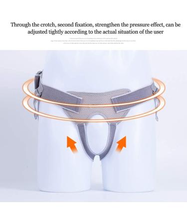 Samnuerly Inguinal Hernia Support Belt for Men - 4 Removable Compression Pads & Adjustable Straps for Hernia Surgery & Recovery - Buy Online on GoSupps.com
