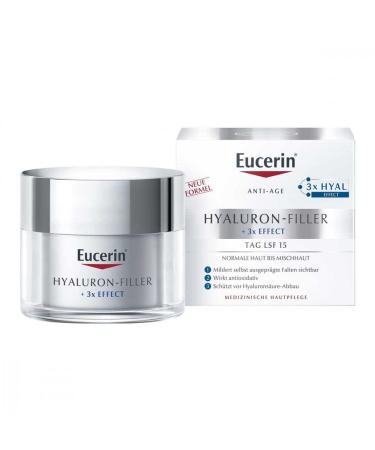 Eucerin Anti-Age Hyaluron-Filler Day Cream for Normal & Combination Skin - 50 ml | Hydration & Wrinkle Reduction - Buy Online on GoSupps.com
