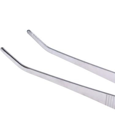 Iplusmile 2-Stainless Steel Tweezers Pliers - Curved & Straight Eyelash Tools for Extensions - Long Handle Rubber Grip - Buy Online on GoSupps.com