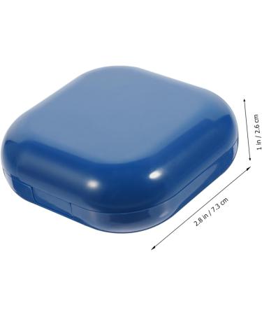 Buy SOLUSTRE Contact Lens Case Box - 2 Sets Travel-Friendly Design Blue - 7.3x7.3x2.6cm | International Shipping Available - Buy Online on GoSupps.com