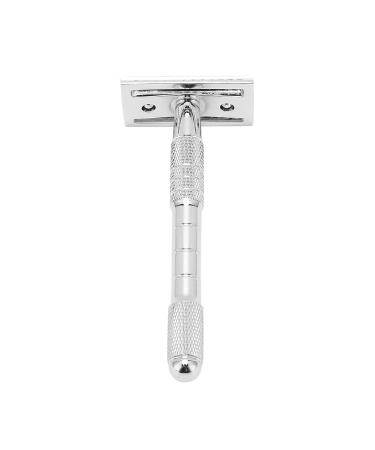 Professional Double Edge Manual Razor - Classic Non-Slip Reusable Men's Safety Razor | Washable Old-Fashioned Hand Razor for a Smooth Shave - Buy Online on GoSupps.com