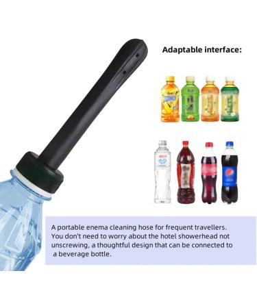 Portable Silicone Shower Flushing Nozzle Set - 8-Hole Coloring Bottle for Comfortable Relief - Buy Online on GoSupps.com