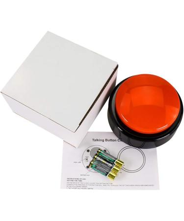 Big Button Timer - Speech Cup for Seniors & Visually Impaired | Orange/Black - Perfect for Children & Students | Shop Internationally - Buy Online on GoSupps.com