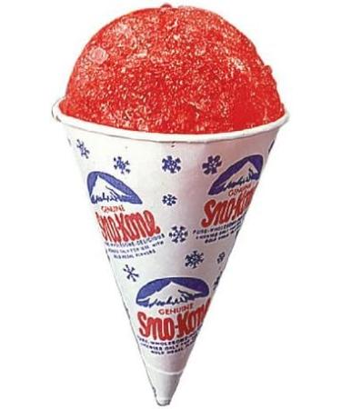 200 Snow Cone Cups 6 Oz and 200 Spoon Straws 400 Piece Set - Buy Online on GoSupps.com