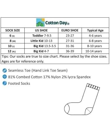 COTTON DAY Girls White Ruffle Ankle Socks - Hearts & Butterflies Design 5-Pack (6-8 Years) - Buy Online on GoSupps.com