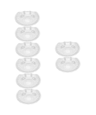 Ciieeo 8 Pcs Transparent Soap Box Soap Container Soap Case Bath Soap Liquid Soap Holder for Shower Wall Kitchen Sponge Holder Punch Free Soap Holder Soap Dish with Plastic Sink Toiletries