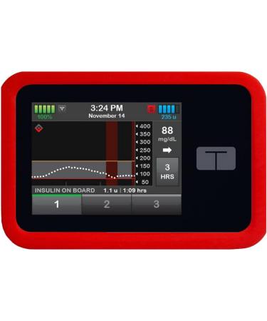 Premium Silicone Case for Tandem Diabetes Care Insulin Pump T Slim X2 - RED - Buy Online on GoSupps.com