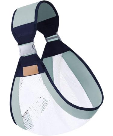 Breathable Mesh Baby Sling Carrier | Adjustable & Anti-Slip | Green | 0-36 Months - Buy Online on GoSupps.com
