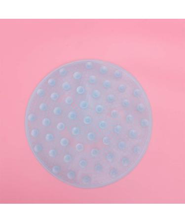 Exceart Bathroom Massage Pad - Silicone Foot Scrubber Mat for Shower & Laundry | Foot Rub & Clean | Blue - Buy Online on GoSupps.com