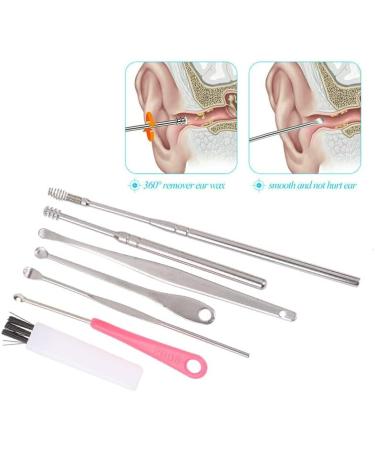 Ear Wax Remover Kit - 5-9 Pcs Set for Baby & Adults | Ear Cleaning Spoon Tools for Ear Care - Buy Online on GoSupps.com
