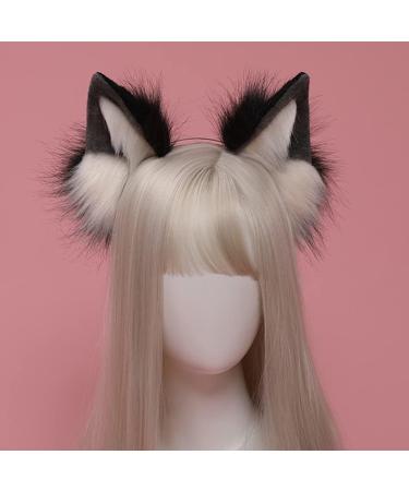 TQUXNGA Cosplay ry Animal Dog Ears Hair Hoop Costume Cosplay Long Headpiece for Halloween Party Decoration White - Buy Online on GoSupps.com