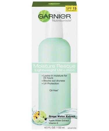 Garnier Moisture Rescue Lightweight UV Lotion SPF 15 4.50-Fluid Ounces