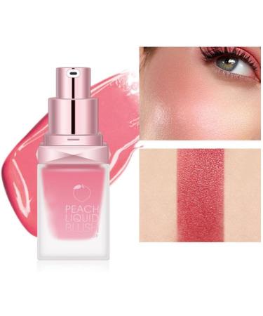 Liquid Blush Matte Velvet Cheek Blush Long-Lasting Waterproof Weightless Smudge-Proof Natural Look 0.6 Oz. (Rose red) - Buy Online on GoSupps.com