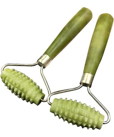 Face Roller | Multifuncational Jade Roller for Neck - Smooth Sturdy and No Squeaky Face Massager Tool for Reducuing Morning Puffiness and Getting The Skin Refreshed Fovolat - Buy Online on GoSupps.com