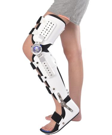 Knee Ankle Foot Orthosis Brace Lower Limbs Support Orthosis Fixed With Walking Boots Brace Stable Safe For Joint Injuries Arthritis Orthopedic Rehab (Size : Left)