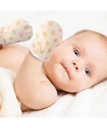 Heqishun 3 Pairs Baby Mittens - Winter Anti Scratch Gloves for Newborn (0-6 Months) - Buy Online on GoSupps.com