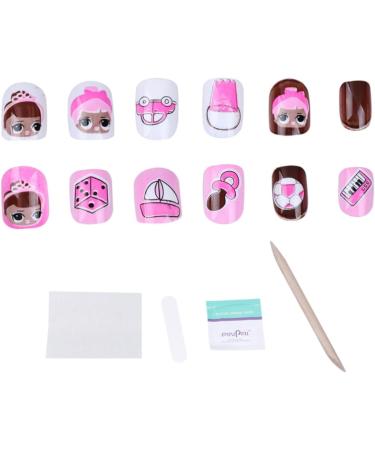minkissy 2 Sets Nail Art Decals Cartoon Nail Art Sticker Eco-friendly Nail Stickers Kids Art Fake Nail Kids False Nail Colorful Kids Nail Stickers Child Finished Nail Art Sweet and Cute - Buy Online on GoSupps.com