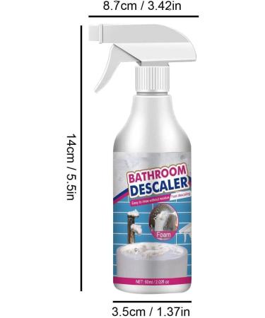 Stubborn Stains Cleaner Bathroom Foam Cleaner Spray All-Purpose Bathroom Descaler Foam Spray Powerful Descaling Cleaning Agent for Bathroom Toilet Bath Shower Glass (1Pcs) - Buy Online on GoSupps.com