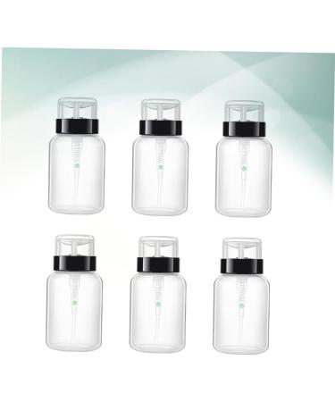  BIUDECO Set of 6 Lockable Plastic 200ml Nail Polish Remover Storage Bottles with Pump - Buy Online on GoSupps.com