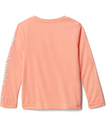 Columbia Girls' Tidal Tee Long Sleeve - Orange XXS | Comfy & UV Protection - Buy Online on GoSupps.com