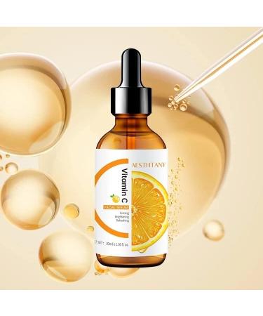 Vitamin C Serum for Face - Anti Aging Brightening Serum with Hyaluronic Acid for Dark Spots Even Skin Tone & Fine Lines - 1 Fl Oz - Buy Online on GoSupps.com