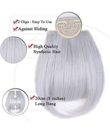 SEGO Clip-in Pony Hairpiece Extensions - Natural Black Fringe Bangs One Piece Hair Extension | Realistic Look for Effortless Style - Buy Online on GoSupps.com