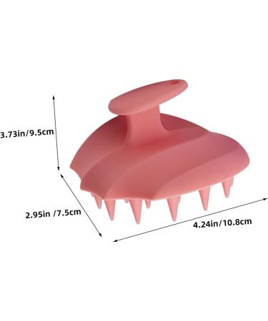 Healvian Silicone Shampoo Brush | Handy Head Massager for Scalp & Hair Care | Best Hairbrush for Deep Clean & Relaxation - Buy Online on GoSupps.com