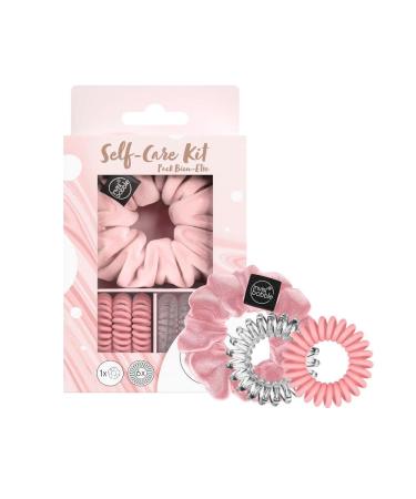invisibobble Self Care 7-Piece Gift Set - Original Traceless Spiral Hair Tie and Sprunchie - Gentle on Thick  Normal  Wavy Hair