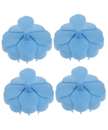 Magiclulu 4 pieces massage brush scalp massage Brush scalp massage brush practical scalpshaber bad w scher children's shampoo abrasion -resistant peeling for the scalp at home brush clean