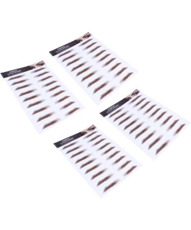 FOMIYES 12 Pcs Eyebrow Stickers Waterproof Makeup 6d Eyebrows Stickers Eyebrow Stencils 4d Hair Shaper - Buy Online on GoSupps.com