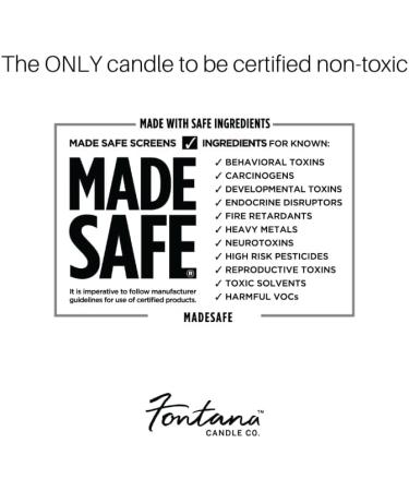 Fontana Candle Company Luxe Collection - 10 oz Unscented Candle | Beeswax & Coconut Oil | Non-Toxic Clean Burn | Pure Essential Oil & Wood Wick - Buy Online on GoSupps.com