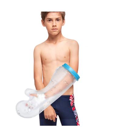 Yosoo Health Gear Kids Arm Cast Cover for Shower Bath Waterproof Child Cast Bandage Protector for Arm Hands Wrists Elbow Fingers Reusable Dressing Protector Watertight Plaster Cast Cover Child Arm