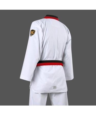 MOOTO Korea Taekwondo MTX S2 Basic Uniform Poom Neck Dobok Martial Arts Jujitsu Gym School Academy Poomse Training Uniforms 140 (Height : 140149cm)(4.594.89ft) - Buy Online on GoSupps.com