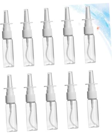 FOMIYES 10pcs Plastic Spray Bottles Set - Cosmetic, Nasal Wash, Lotion Pump, 13x2.5cm Transparent Blue Glass - Buy Online on GoSupps.com