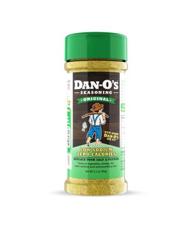Dan-O's Original Seasoning | All Natural | Sugar Free | Keto | All Purpose Seasonings | Vegetable Seasoning | Meat Seasoning | Low Sodium Seasoning | Cooking Spices | 1 Pack (3.5 Ounce)