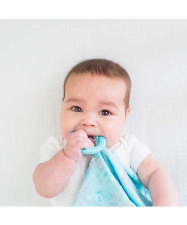Green Sprouts Organic Cotton Teething Ring - Coala Grey | Safe & Eco-Friendly Baby Teether - Buy Online on GoSupps.com