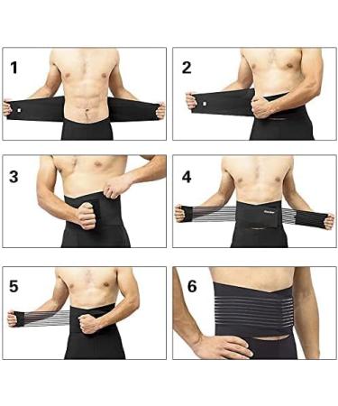 XXL Eulant Back Ribbon - Double Lock Lumbar Support Belt with Stabilizing Spring | Effective Posture Correction - Buy Online on GoSupps.com