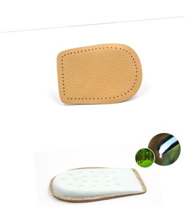 Height Increasing Insoles for Men & Women - 2 Pair Elevator Shoe Pads - Comfortable Latex Leather Inserts - Boost Your Height with Style - Buy Online on GoSupps.com