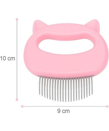 Catbrush Set - 2 Pink Brushes for Long & Short Hair Cats and Dogs | Fur Care Massage Comb & Loose Hair Removal - Buy Online on GoSupps.com