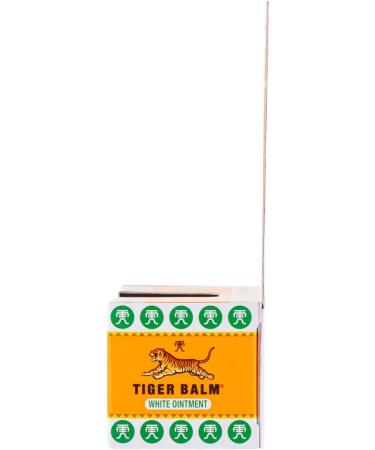 Tiger Balm White Ointment 18g (Pack of 3) - Fast Relief for Pain & Muscle Discomfort | International Shipping Available - Buy Online on GoSupps.com