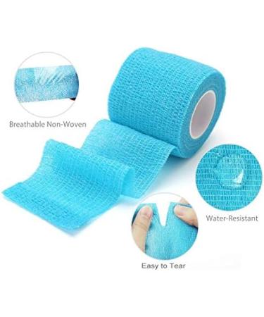 Cohesive Bandages 6 Roll Self Adhesive Football Sock Tape Vet Conforming Bandage Wrap for Dogs & Horses Pet Bandages and Dressings for Paws Wrist Tape & Ankle Sprain Tapes (6 Colours & 4 Size) - Buy Online on GoSupps.com