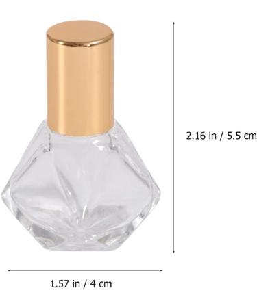 Beaupretty Travel Size Perfume Bottles - 8Pcs Clear Glass Essential Oil Rollers with Funnel - Star Shaped Design for Easy Travel - Buy Online on GoSupps.com