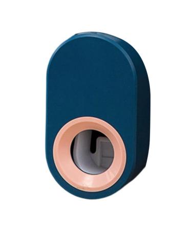 JENPECH Toothpaste Squeezer Wall Mounted Automatic Toothpaste Squeezer Holder Labor-Saving Smooth Edge Creative Universal Blue