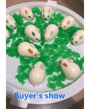 3D Easter Bunny Silicone Mold & 10 Greeting Cards - Creative DIY Rabbit Gift Box for Party, Birthday, Cake Toppers, Soap, Clay, Resin Crafts - Buy Online on GoSupps.com