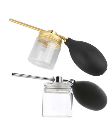 Menolana Powder Spray Bottle Hair Spray Pump Portable for Women Men Multifunctional Resuable Hair Fiber Sprayer Atomizer Lightweight